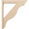 Ekena Millwork 5 1/2-in W x 32-in D x 36-in H Funston Trad Rough Cedar Woodgrain TimberThane Outlooker, Primed Tan OUTUR055X32X36FST04RCPR - alternate 4